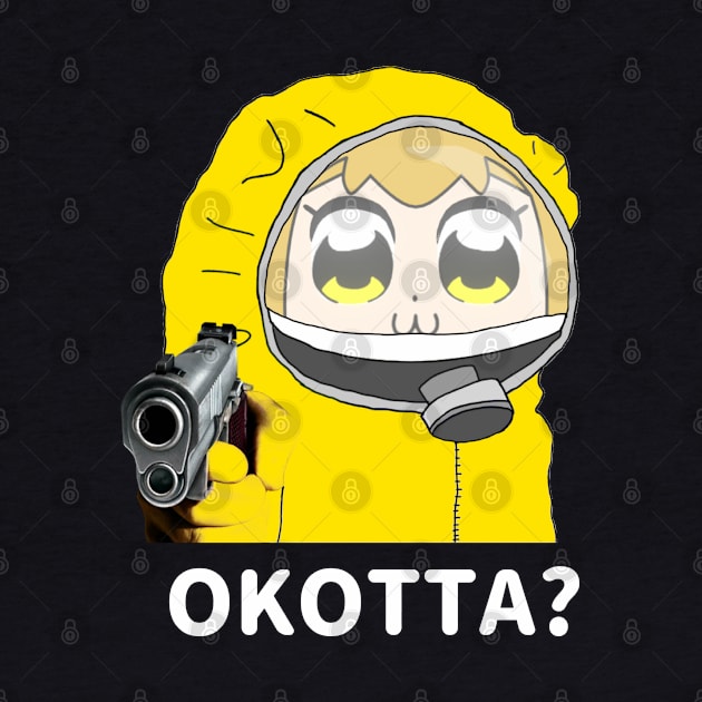 Popuko Okotta? in Hazmat Suit Edits memes with gun by FOGSJ